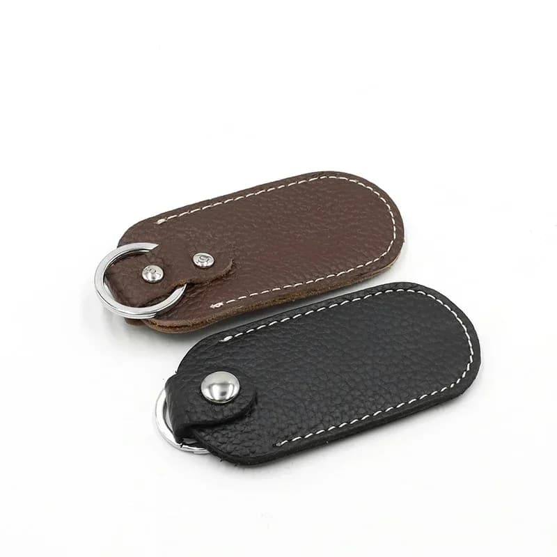 Borse portaoggetti con cerniera in pelle per disco U Custodia protettiva per custodie nere per disco U per chiavetta USB Pen Drive Pendrives