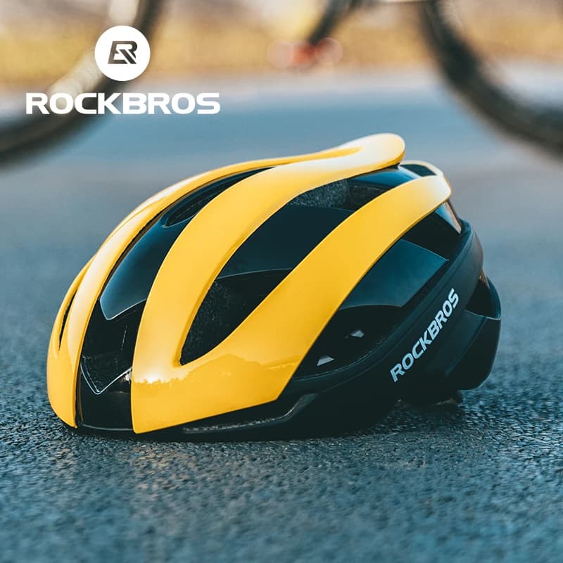 ROCKBROS Casco da bicicletta Uomo Donna Casco da ciclismo MTB modellato integralmente Cappello di sicurezza Caschi da bici da strada di montagna Ultraleggero