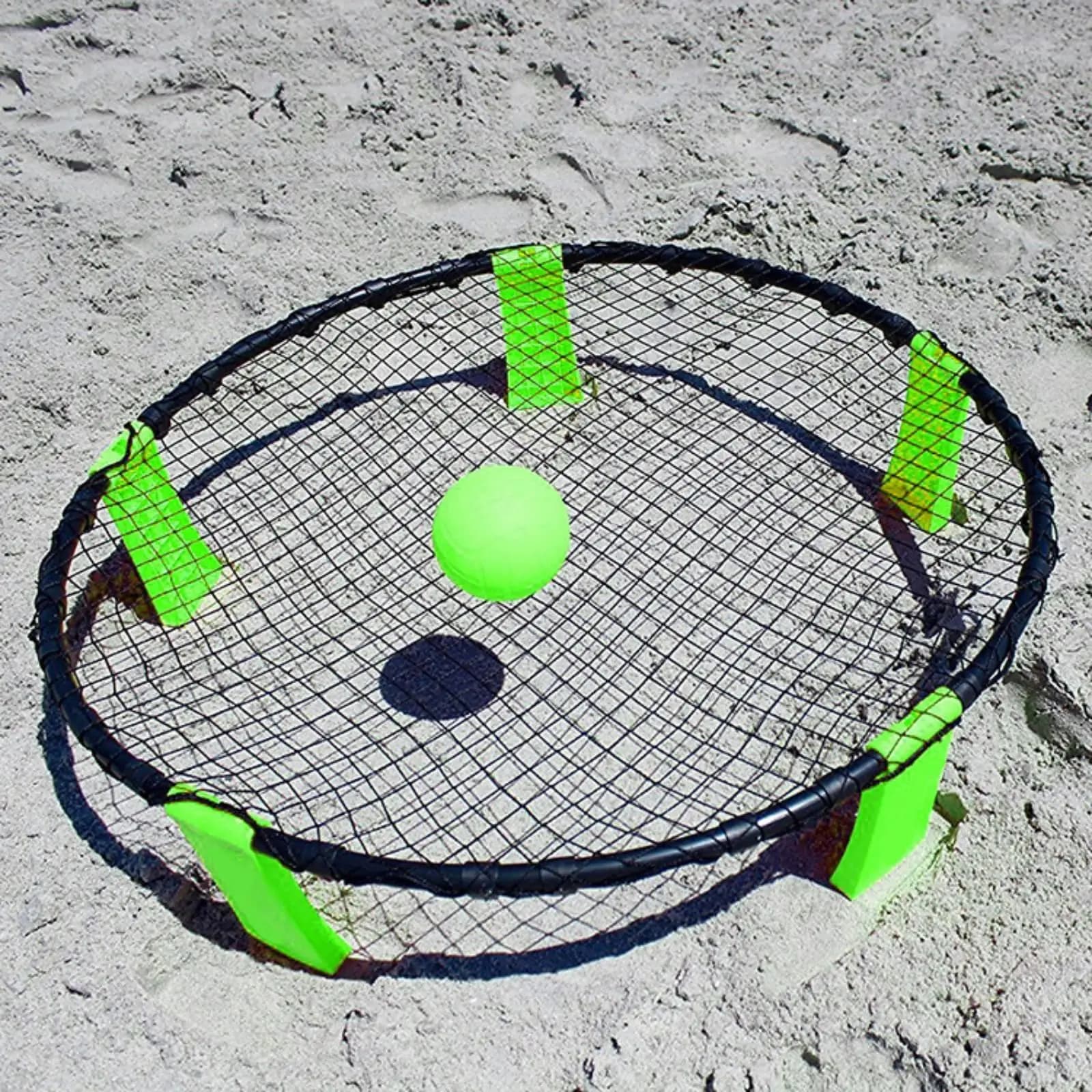 Inflatable Volleyball Training Ball PVC Solo Sports Equipment Rebound Net for Backyard Practice Sessions