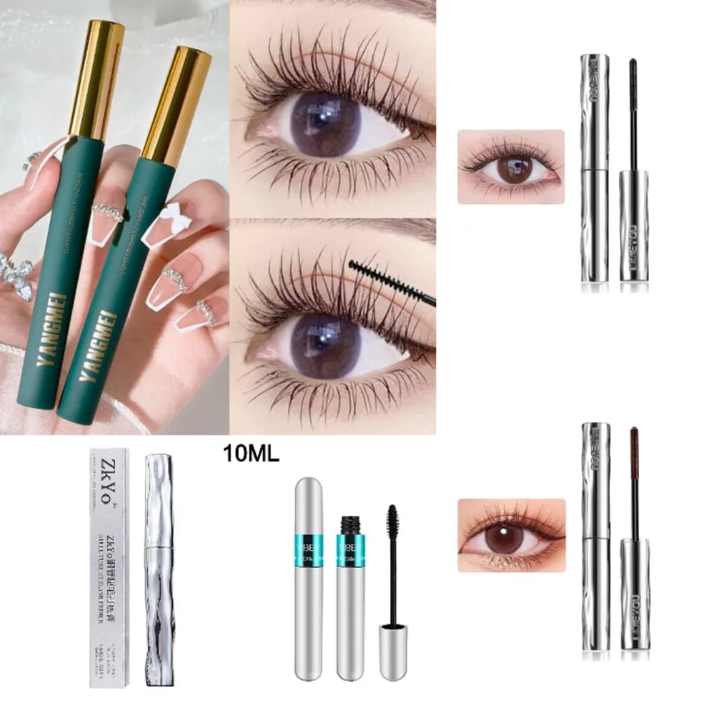 1 pz Mascara Ultra-Fine Volumizzante Allungante Lunga Durata Impermeabile Anti-Sbavatura Trucco Ciglia Naturale 2026