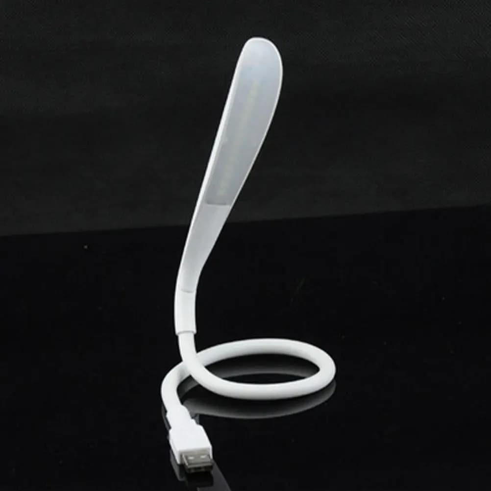 Lampada LED USB Portatile con 3 Livelli di Luminosità, Luce da Scrivania Flessibile per Laptop, Tastiera, Lettura Notturna, Uso in Dormitorio e Ufficio