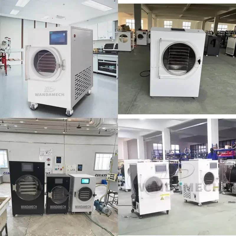 Mini Dryer Machine for Home Use Vacuum Lyophilizer for Dried Food 2kg 4kg 6kg 10kg Capacity Fruit Vegetable