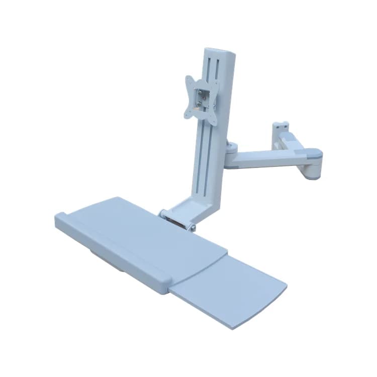 Industrial Computer Rack with Integrated Monitor Stand Wall Mount for 32-inch monitors with 90-degree tilt angle New Stock "