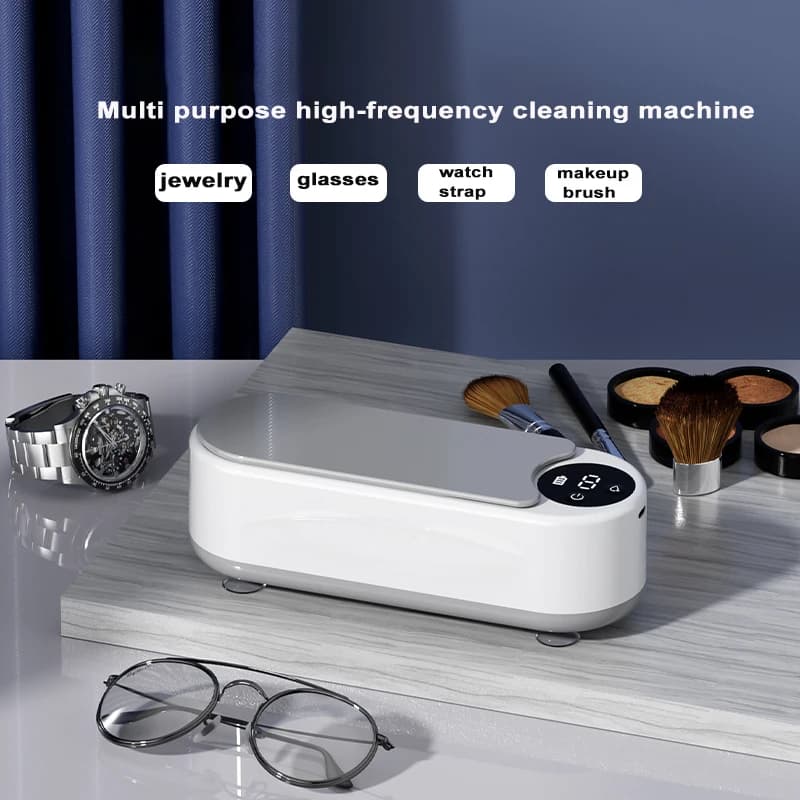 Multi Purpose Vibration Cleaner Can Clean Glasses/Jewelry/Watch Straps/Braces/Makeup Brushes, Etc
