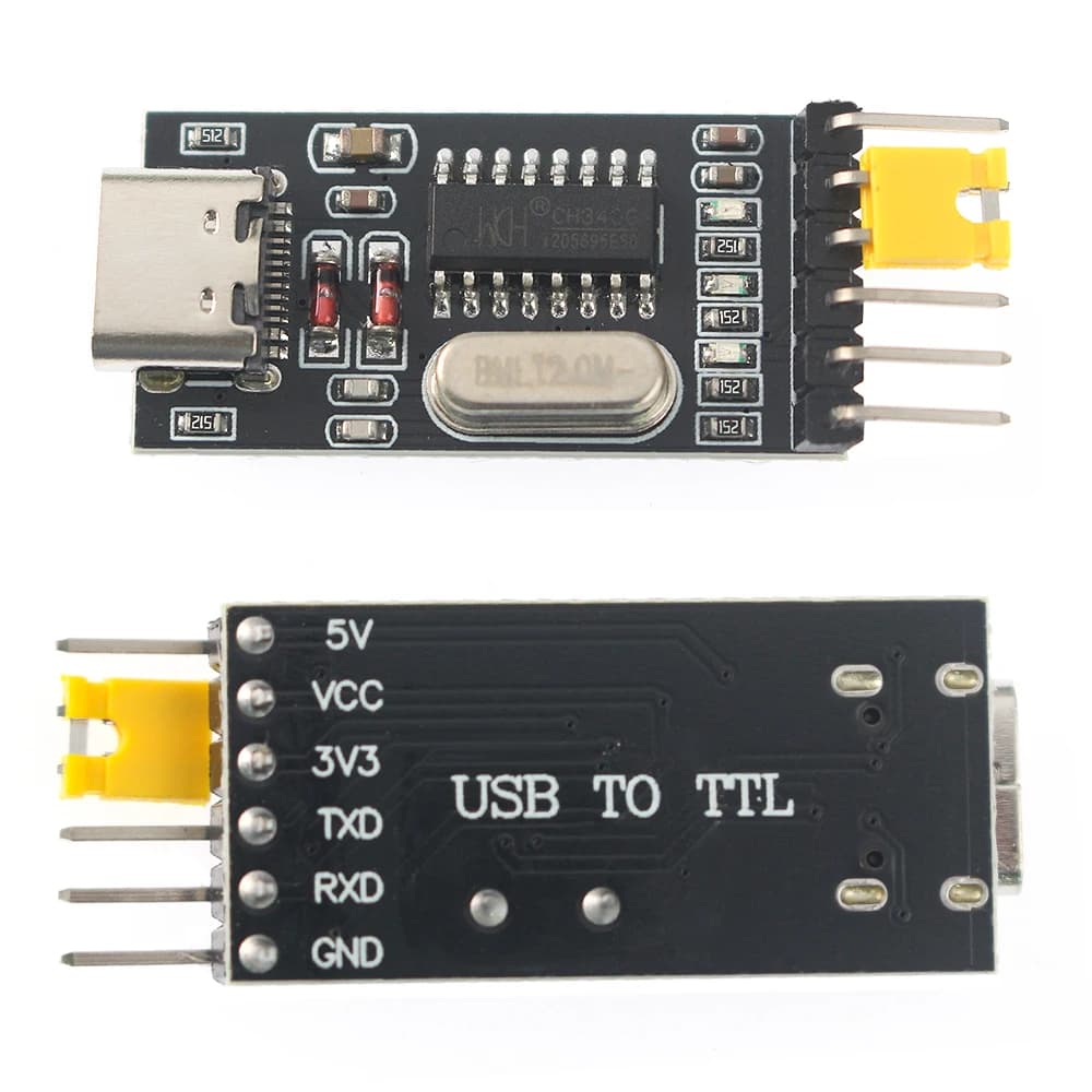 DC 3.3V 5V Converter Module from USB to TTL USB Type-C Male/ Female USB 5V serial port module to CH340G CH340 serial card for Arduino