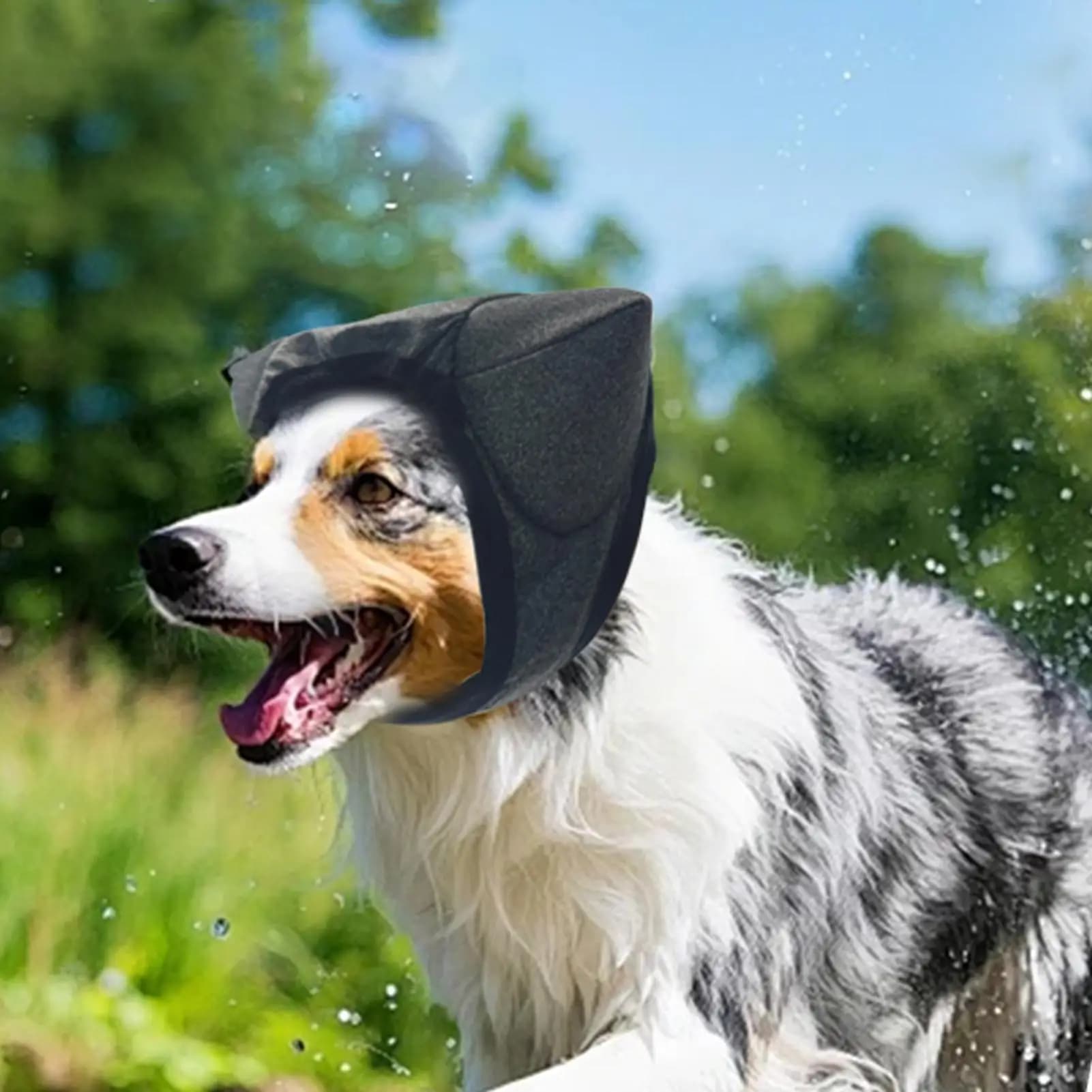 Cuffie Antirumore in Memory Foam per Cani, Protezione Acustica per Vari Tipi di Razza, Ausilio per Bagno, Toelettatura, Nuoto e Sonno, Attrezzatura Calmante per Alleviare l'Ansia degli Animali Domestici