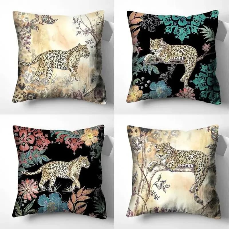 Fodera per cuscino con stampa tigre fodera per cuscino morbida fodera per cuscino divano decorativo decorazione per soggiorno decorazioni per la casa