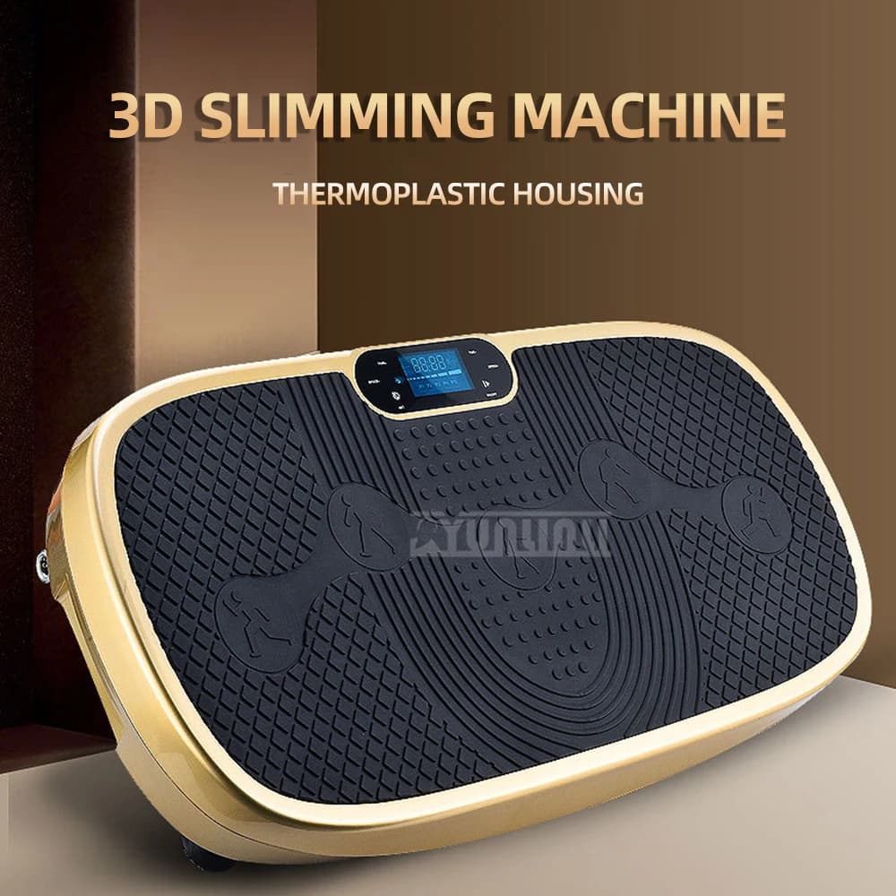 3D vibrating plate for fitness for the whole body, vibrating plate for two 400 W engines to lose weight, 3D vibrating platform for home exercises