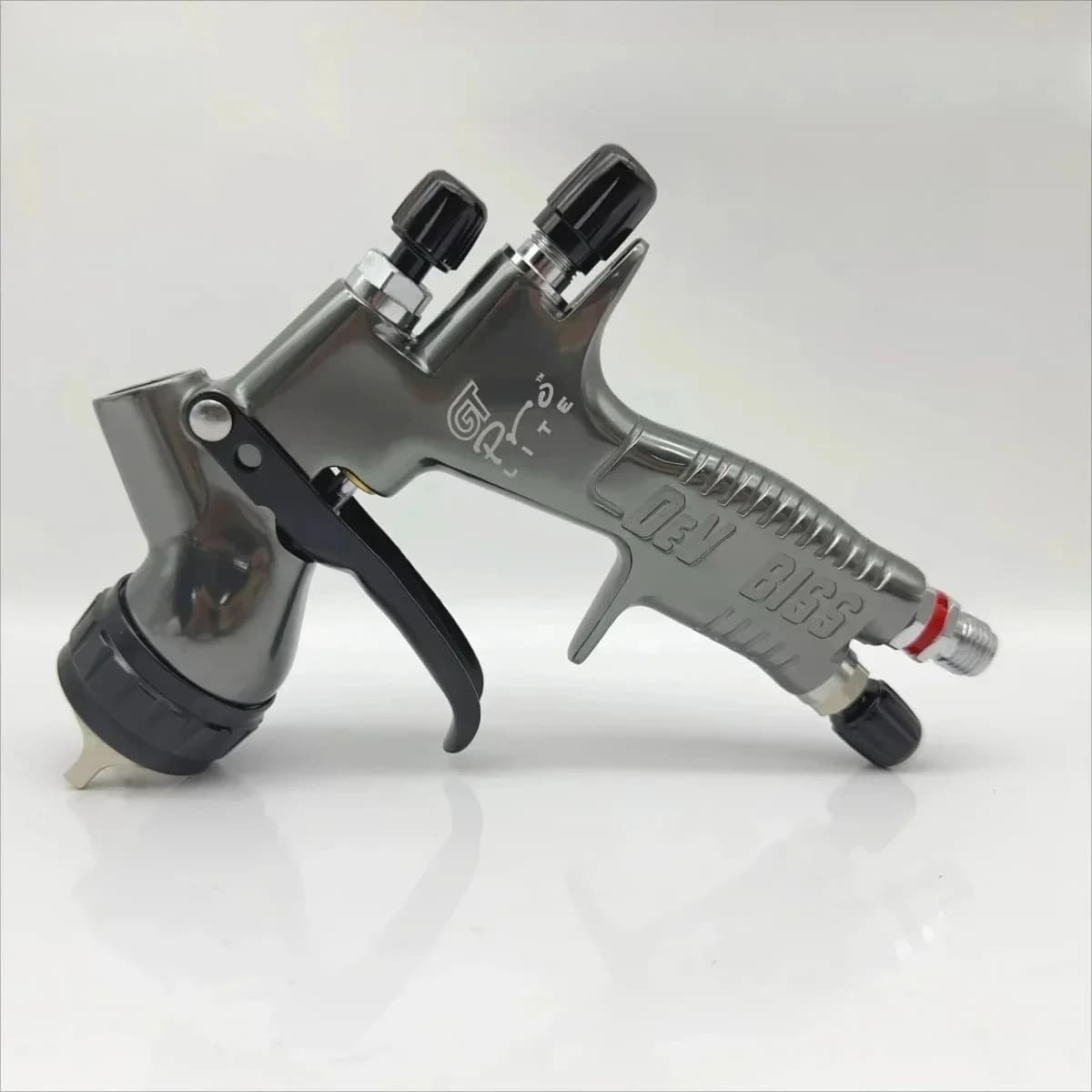Car Paint Spray Gun GTl Pro Spray Gun TE20/T110 1.3mm/1.8mm Nozzle Gray with Mixed Glass Water-based Air Spray Gun