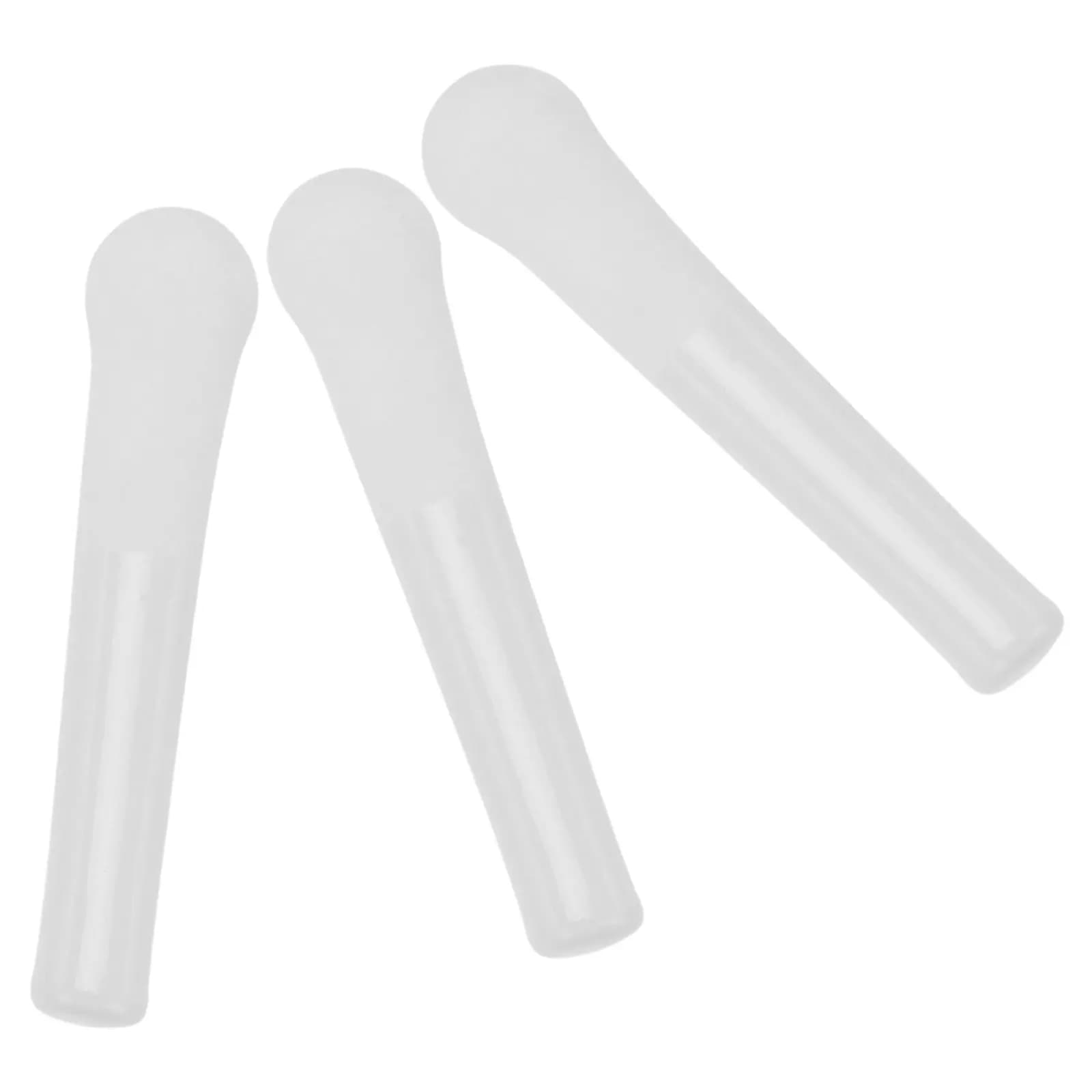 Set di 3 pestelli in ceramica non lucidati per schiacciare aglio, erbe, spezie, pillole, frutta, medicinali - Strumento manuale da cucina