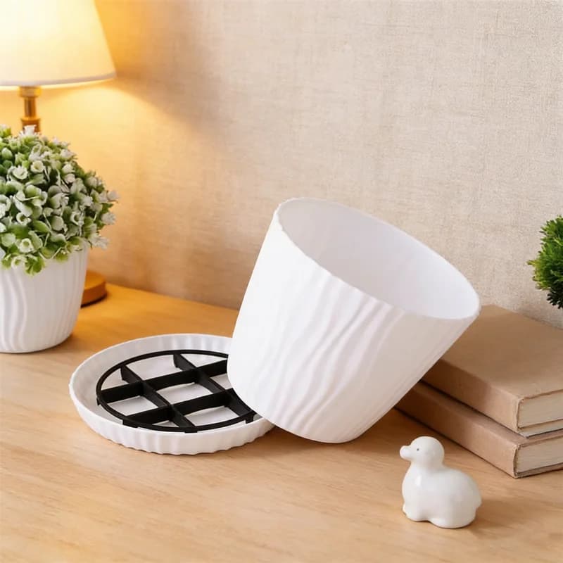 HUA HUA NUOVO diAnti-putrefaction radical】Subvaded with drainage - Reusable plastic support with breathable mesh, Base for flower pot