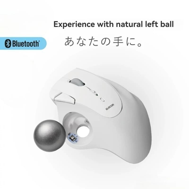 Mouse Bluetooth con Trackball Personalizzato di Grande Diametro, Mouse Professionale per Disegno CAD, Accessori per Ufficio, Regali Dedicati per PS