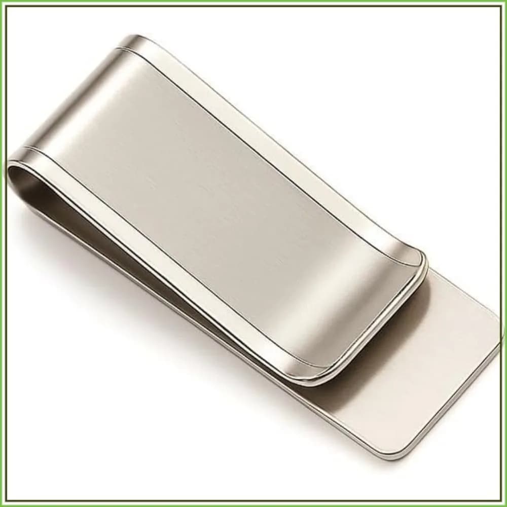 Premium Titanium Money Clip Wallet for Men & Women, Slim Credit Card & Cash Holder, EDC Luxury Gift