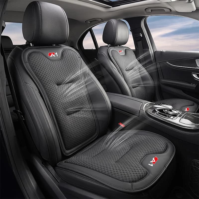Car Seat Cushion For Audi A1 Thickened & Anti-Slip Universal For All Seasons Rear Car Seat Cover & Backrest Protector Pad