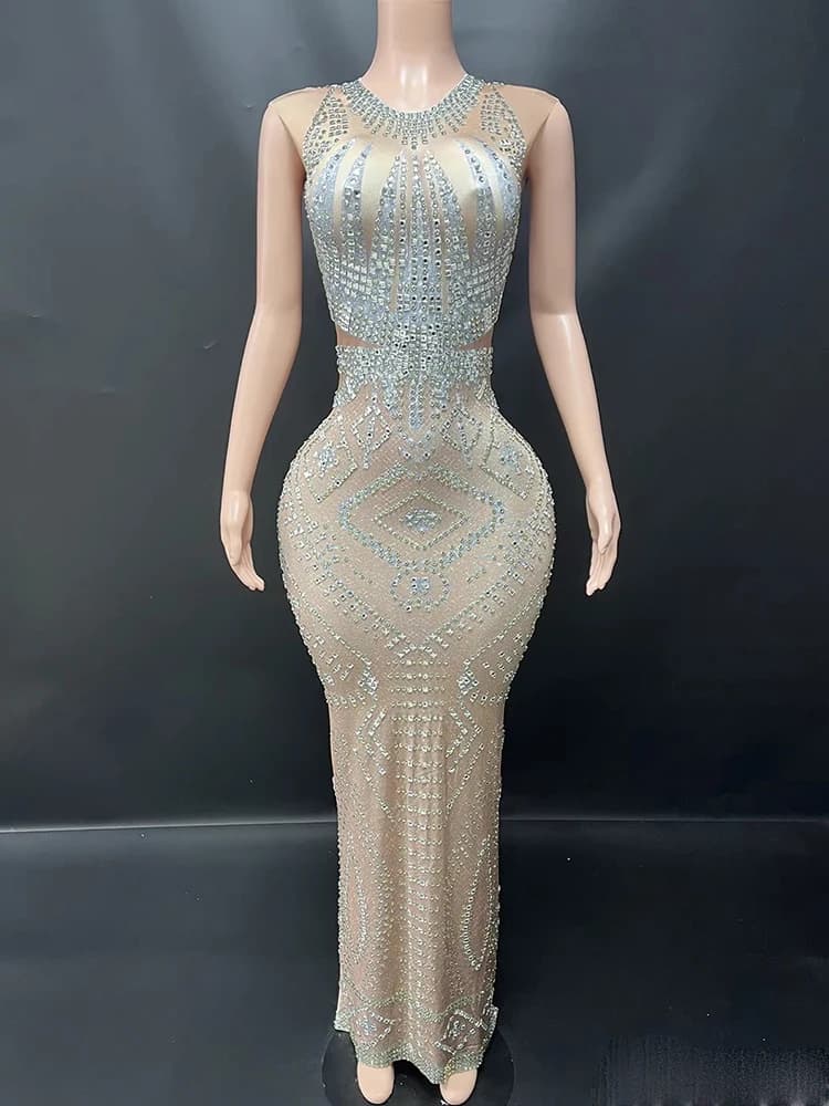 High Quality Hot Stamping Sexy Elastic Vest Dress 2025 New Fashion Custom Women'S Clothing