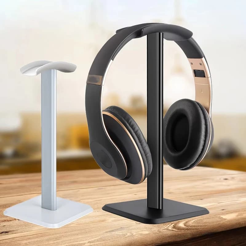 Plastic Desktop Headphone Stand Portable Gaming Desk Earphone Stand Headphones Headset Holder Stable Stand Earphones Accessories