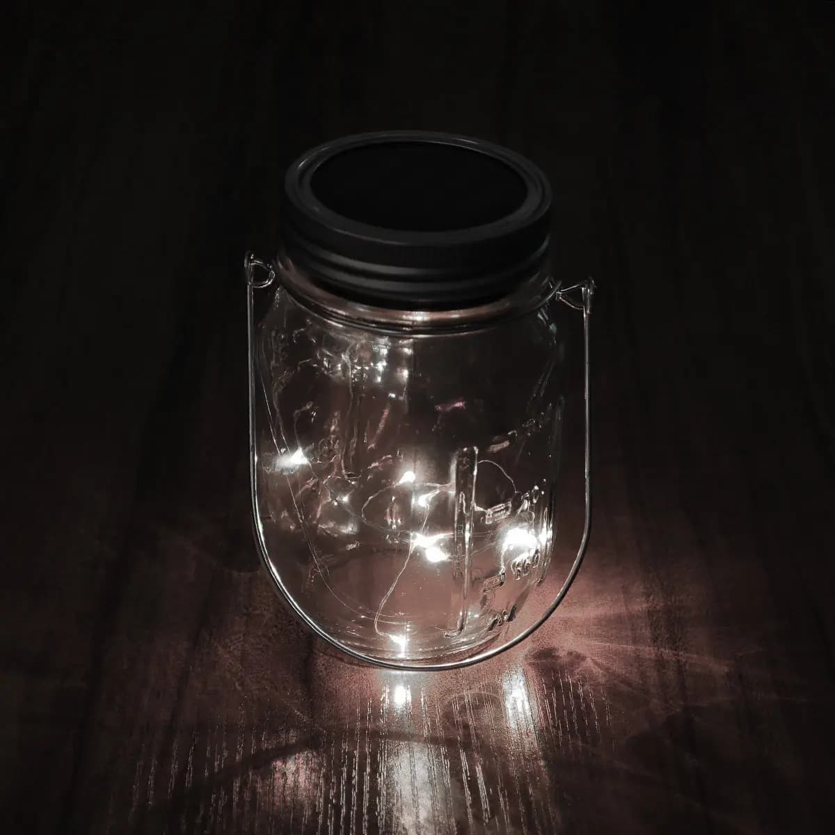 Set di 4 Luci Solari per Vasi, Eleganti in Vetro Trasparente per Decorazione di Giardini e Feste, Ricarica Automatica, Lunga Durata, Impermeabili