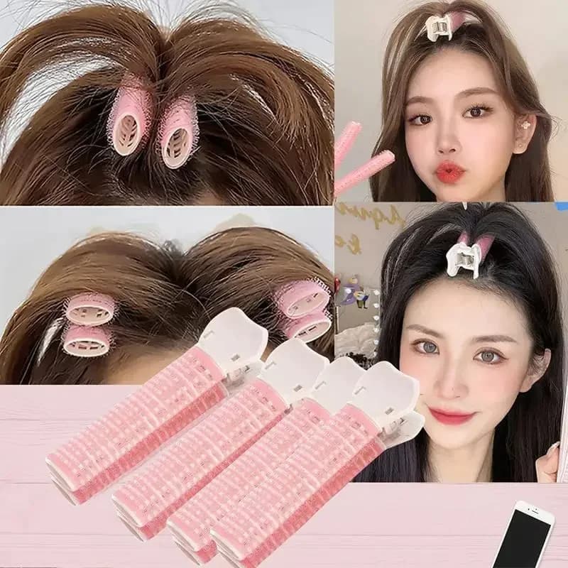 2 pcs Radice Of Hair Clips Korean Soft Back Curling Chestnut Shape Fiss Accessories for Permanent Hair Iron Биunguди