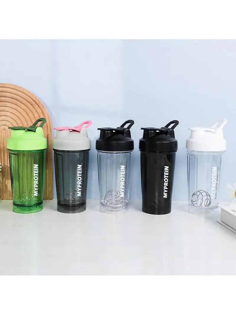 500ml Protein Shaker with Ladder, Panda Design, Stainless Steel for Gym