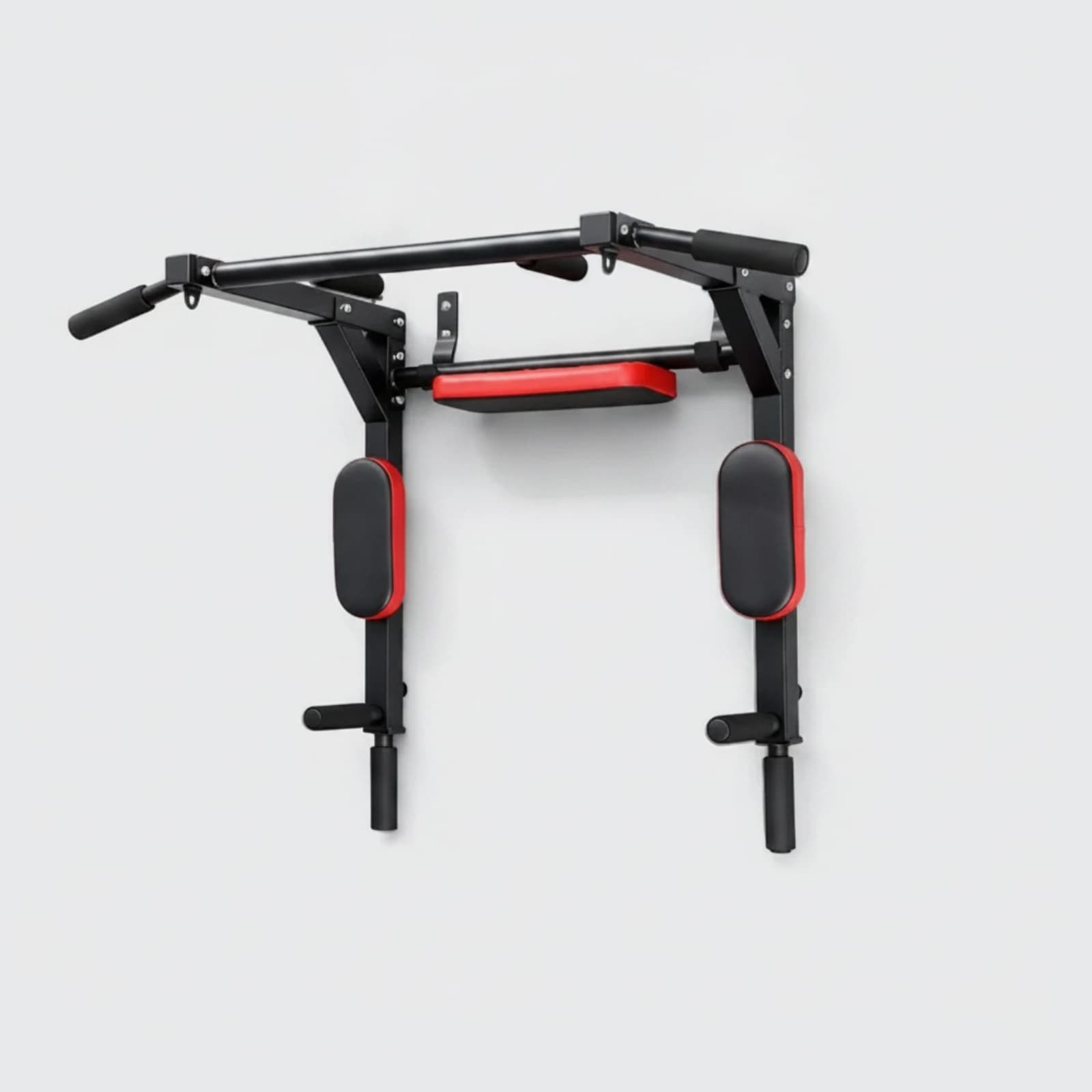 Wall-Mounted Pull-up Bar Non-Slip Wall Mounted Pull-up Bar Strength Apparatus with Arm Pads Stability Fitness Equipment Rigid