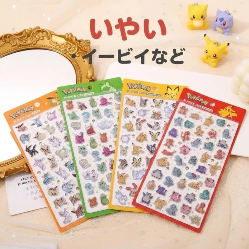 Adesivi 3D in Stile Giapponese per Bambini, Decorazioni per Diari, Scrapbook e Quaderni