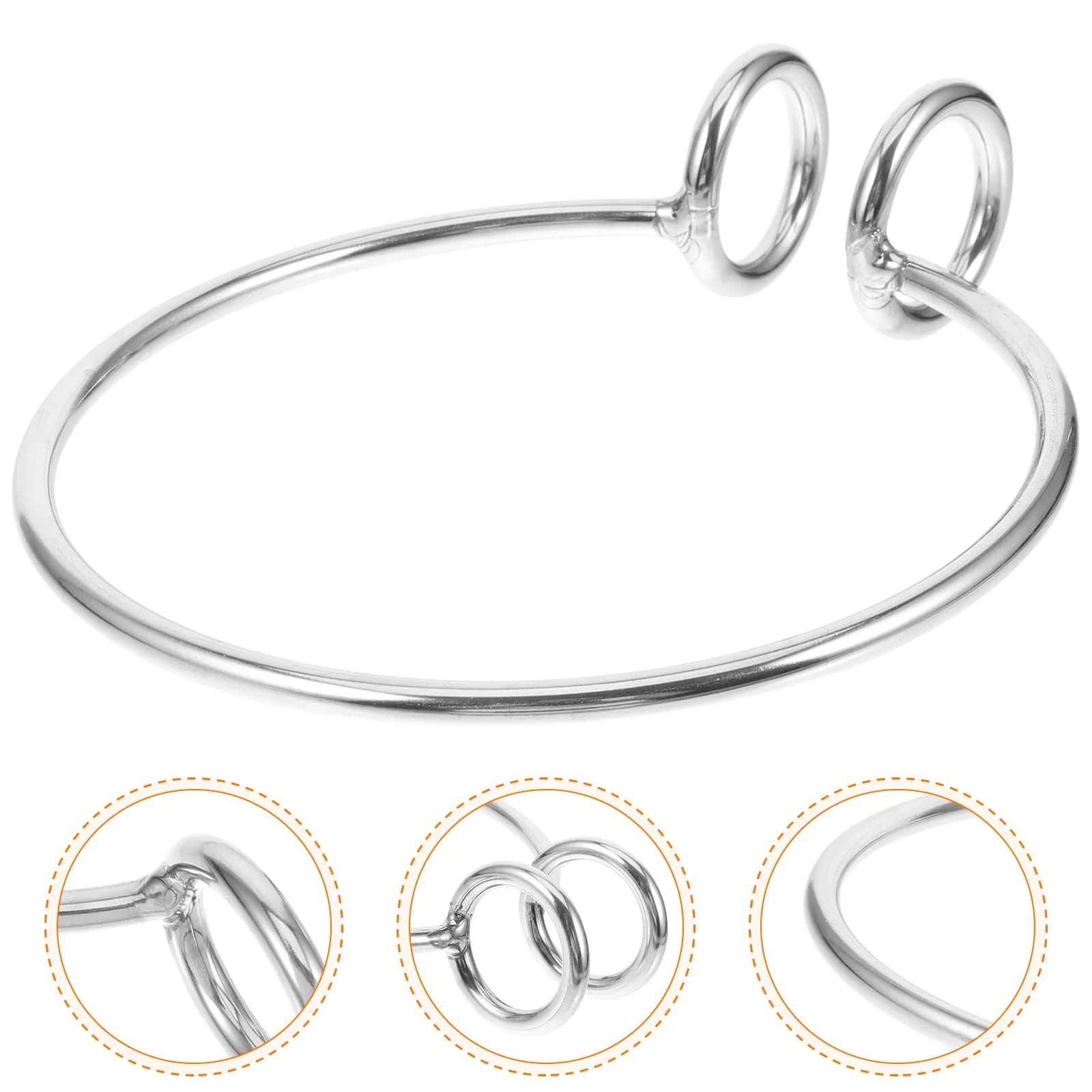 Stainless Steel Anchor Retrieval Ring Polished Marine Boat Anchor Accessory Yacht Retrieval System Yacht Accessory