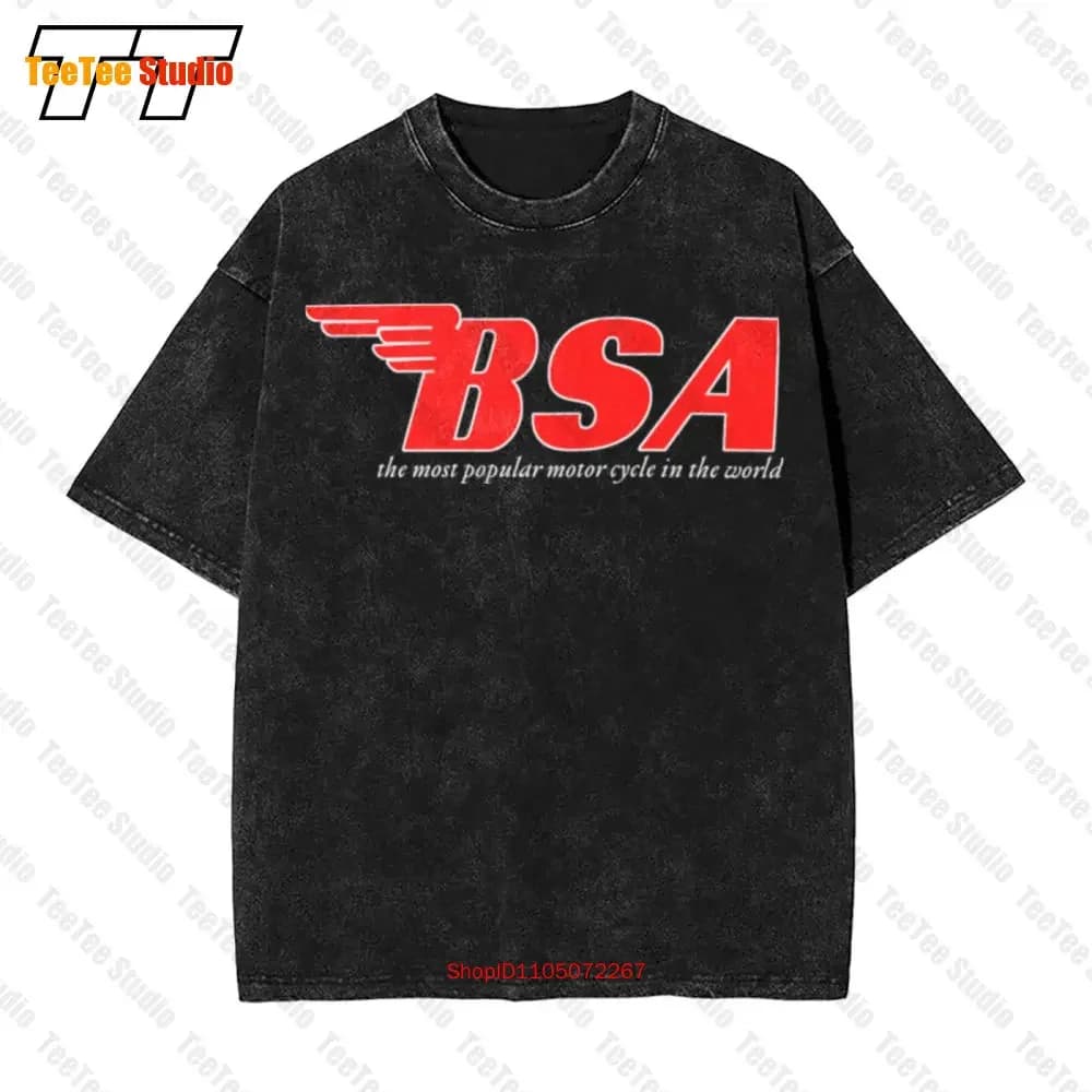 T-shirt classica oversize vintage Bsa X8YF