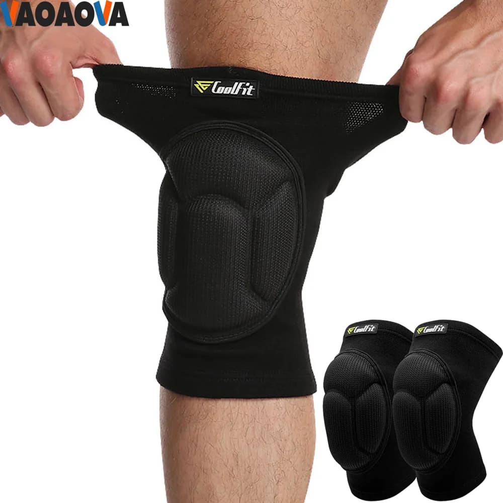 1 pair of protective sponge thick sponge football ball dance extreme sport anti slip knee pad to avoid collisions