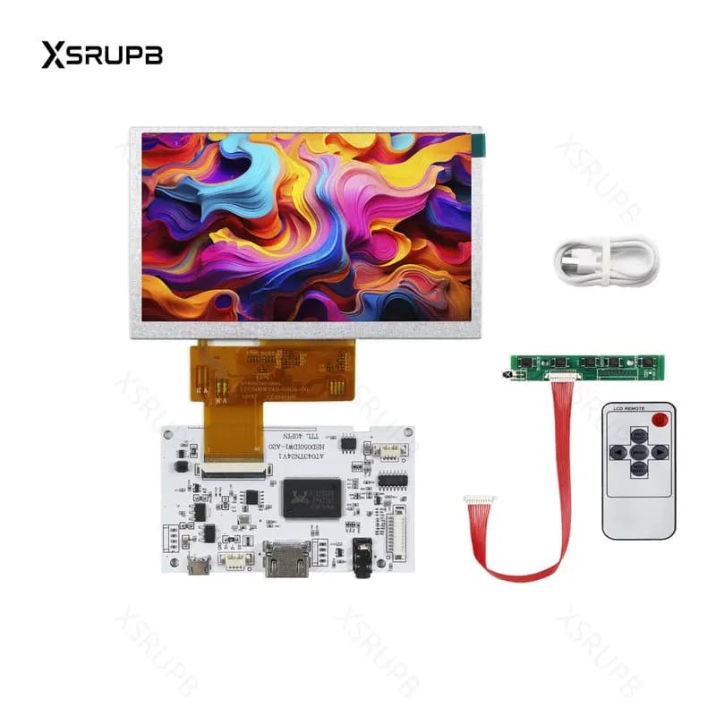 Scheda di controllo driver per monitor LCD con display da 5 pollici 800*4800, compatibile con Mini HDMI per Lattepanda, Raspberry Pi, Banana Pi PC