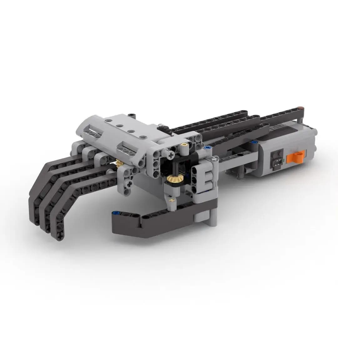 Set di Costruzioni Robotiche per Piccoli Ingegneri, Modello di Braccio Meccanico, Tecnologia Fai-da-Te, Assemblaggio con Movimento delle Dita, MOC