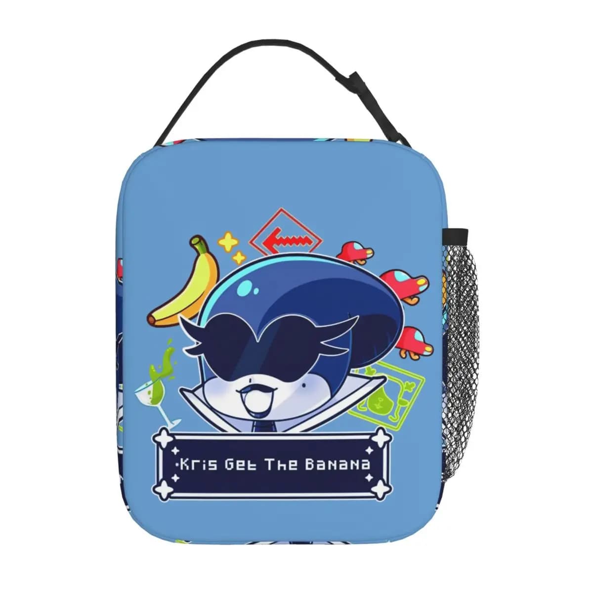 Deltarune Kris Get The Banana Insulated Lunch Bags Cooler Bag Lunch Container Leakproof Tote Lunch Box Food Handbags