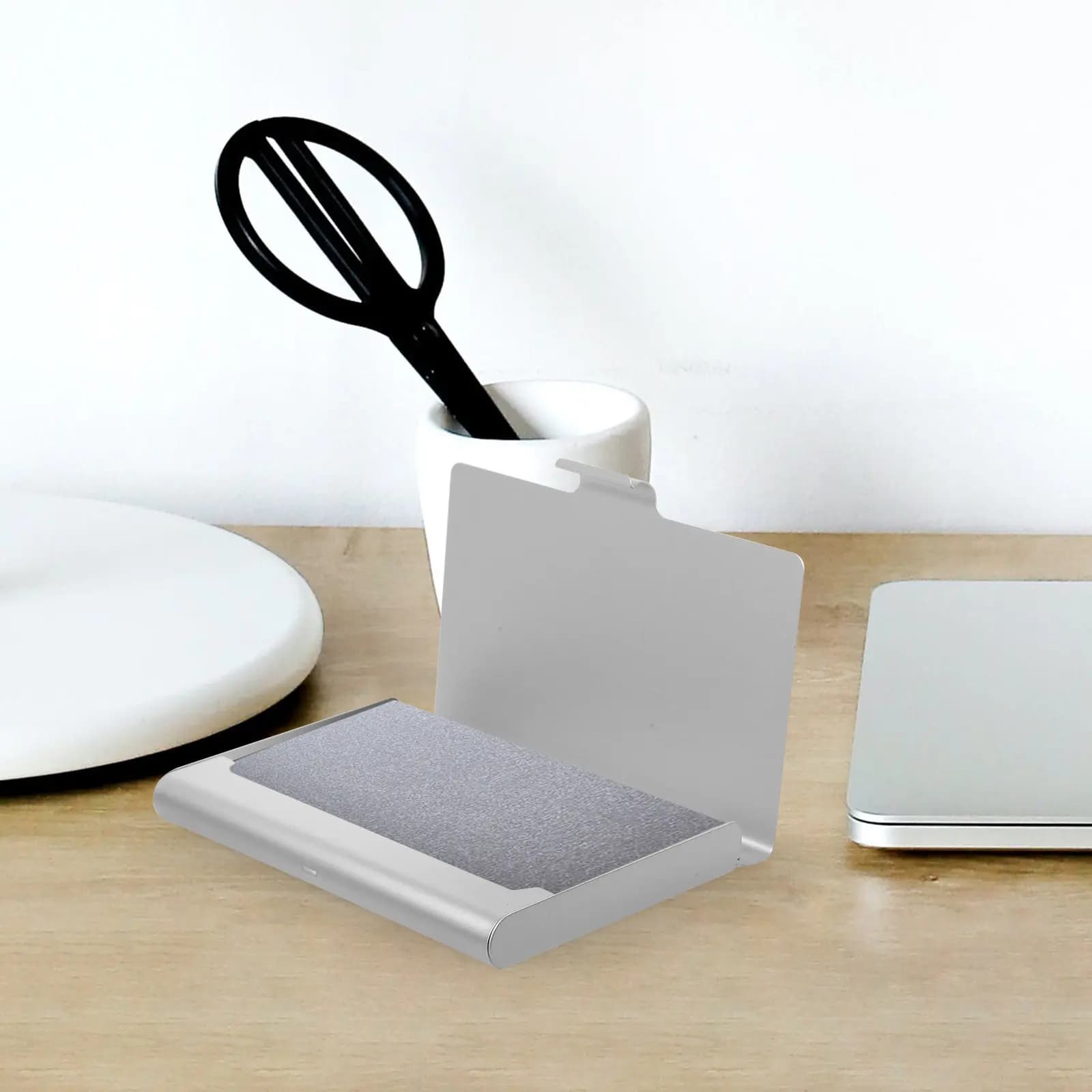 Aluminum Alloy Business Card Box, Laptop, Desk, Business Card Holder, Organizer, Office Ticket Case, Business Card Box