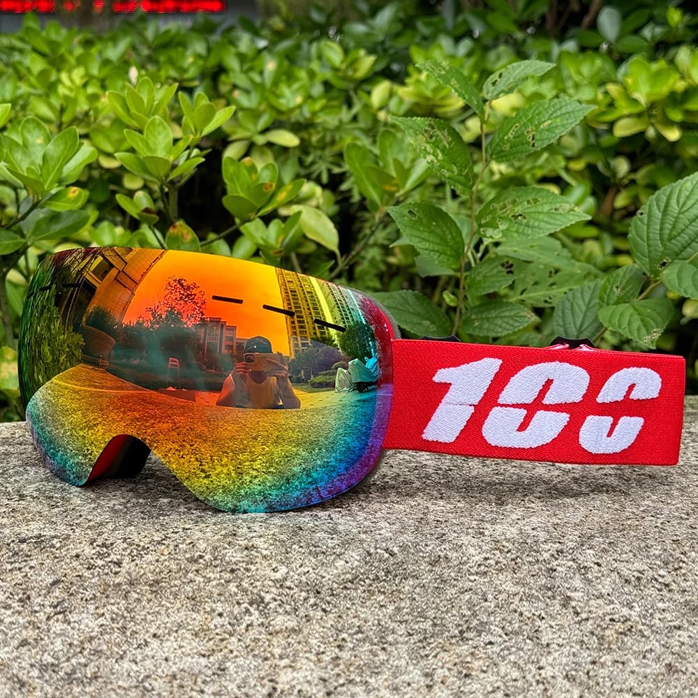 Occhiali da sci doppio strato UV400 antiappannamento inverno Sport all'aria aperta occhiali da sci occhiali da sci maschera da Snowboard uomo donna occhiali da neve