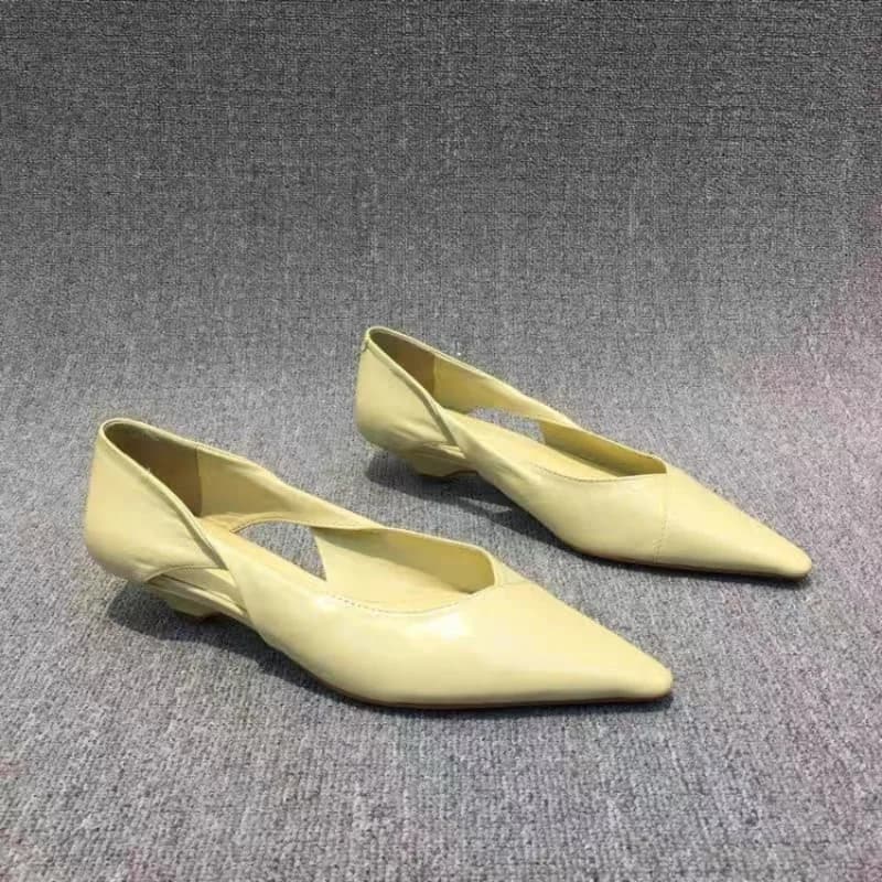 Women's Shoes Comfortable, Women's Summer Footwear, Blue Moccasins with Low Heel, Elegant with Disposable Toe, Popular High Quality Heels
