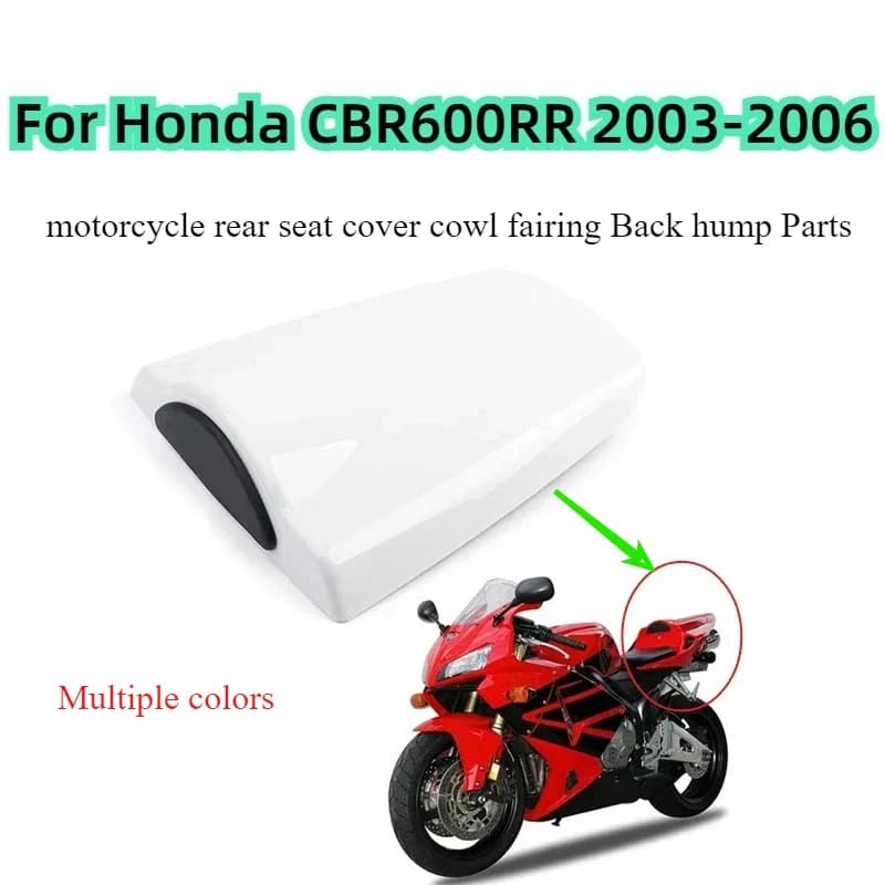 Coprisedile posteriore per moto, carenatura a gomito, ricambi per Honda CBR 600 RR CBR600RR F5 2003 2004 2005 2006