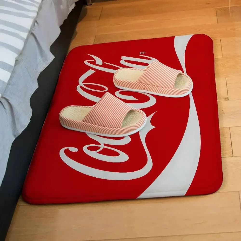 Entrance hall-C-Cocas-C-Cola-w Mat Floor-resistant carpet Home Laundry Mat Non-slip carpets for the house