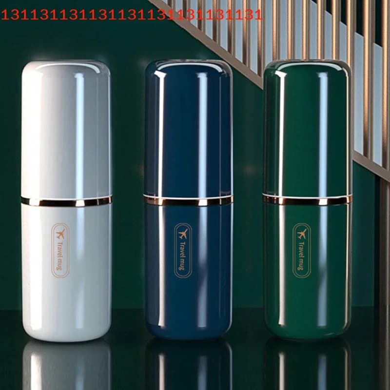 Elegante tazza per spazzolino portatile; Comodo porta dentifricio; Deposito da bagno da viaggio; Organizzatore creativo.