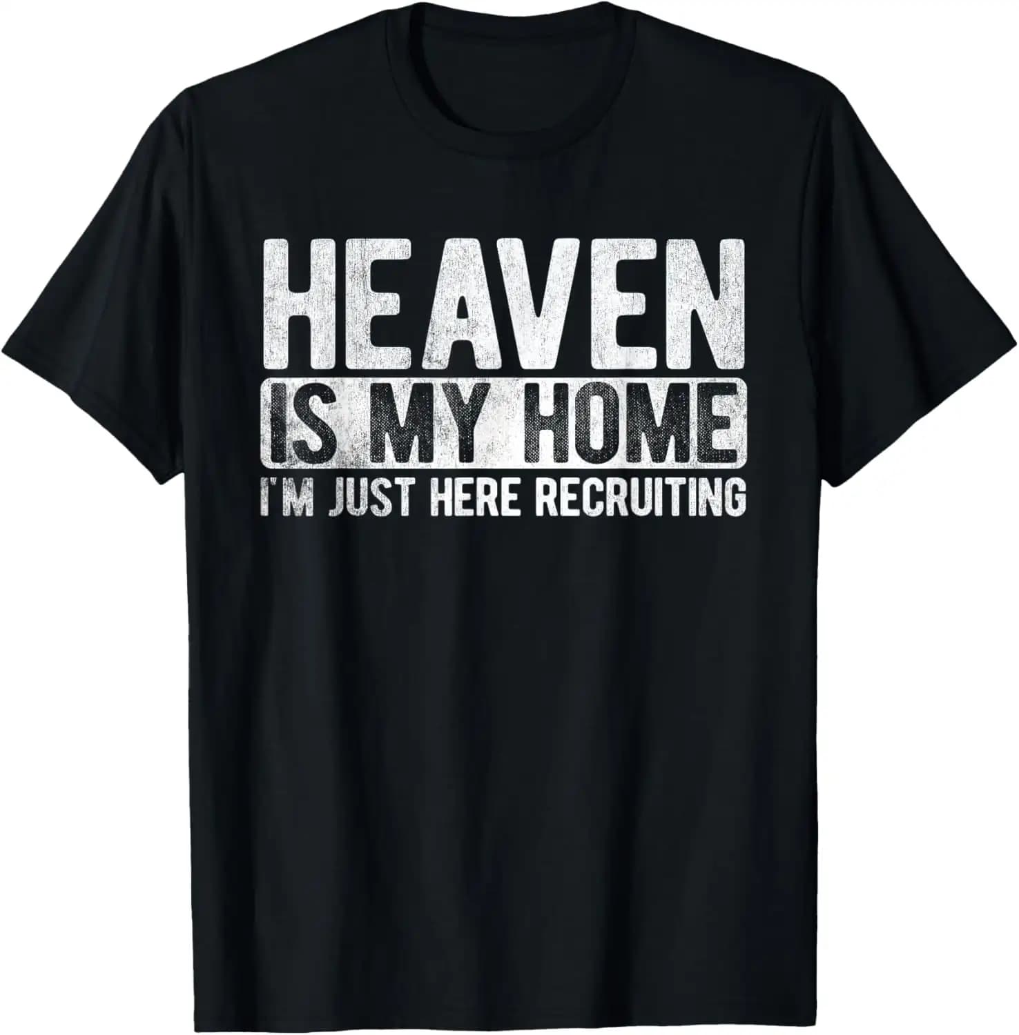 Heaven Is My Home Christian Religious Jesus Mens T-Shirt