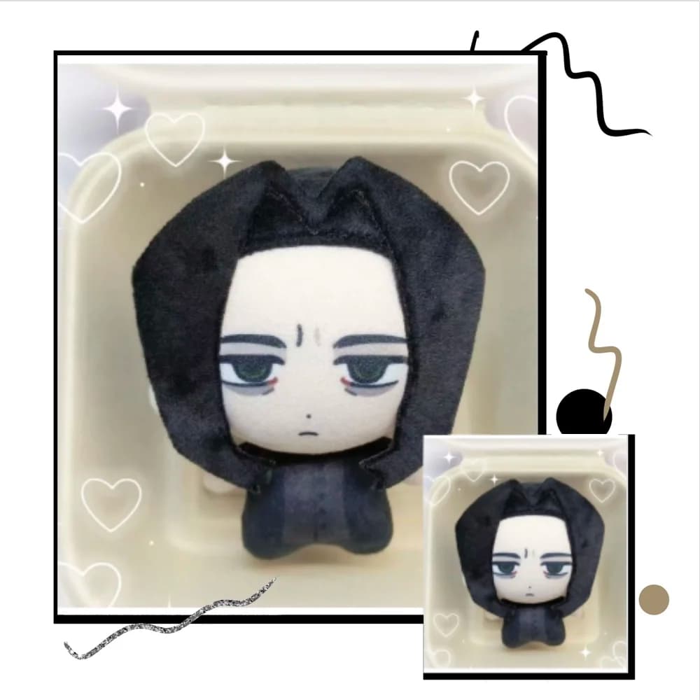Nuovo Mini Ciondolo per Zaino da 10 cm Severus Snape Sirius Black, Bambola di Peluche Anime Carina, Decorazione per Borsa, Regalo di Compleanno