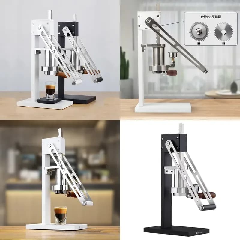 Commercial Home Extraction Variable Pressure Lever Coffee Maker Hand-Pressed Coffee Machine Manual Espresso