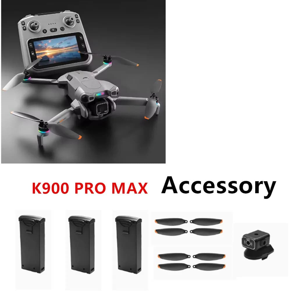 K900 PRO MAX Drone Battery Original Spare 3.7v 1800mAh / Propeller Blade / For K900 MAX Drone Parts