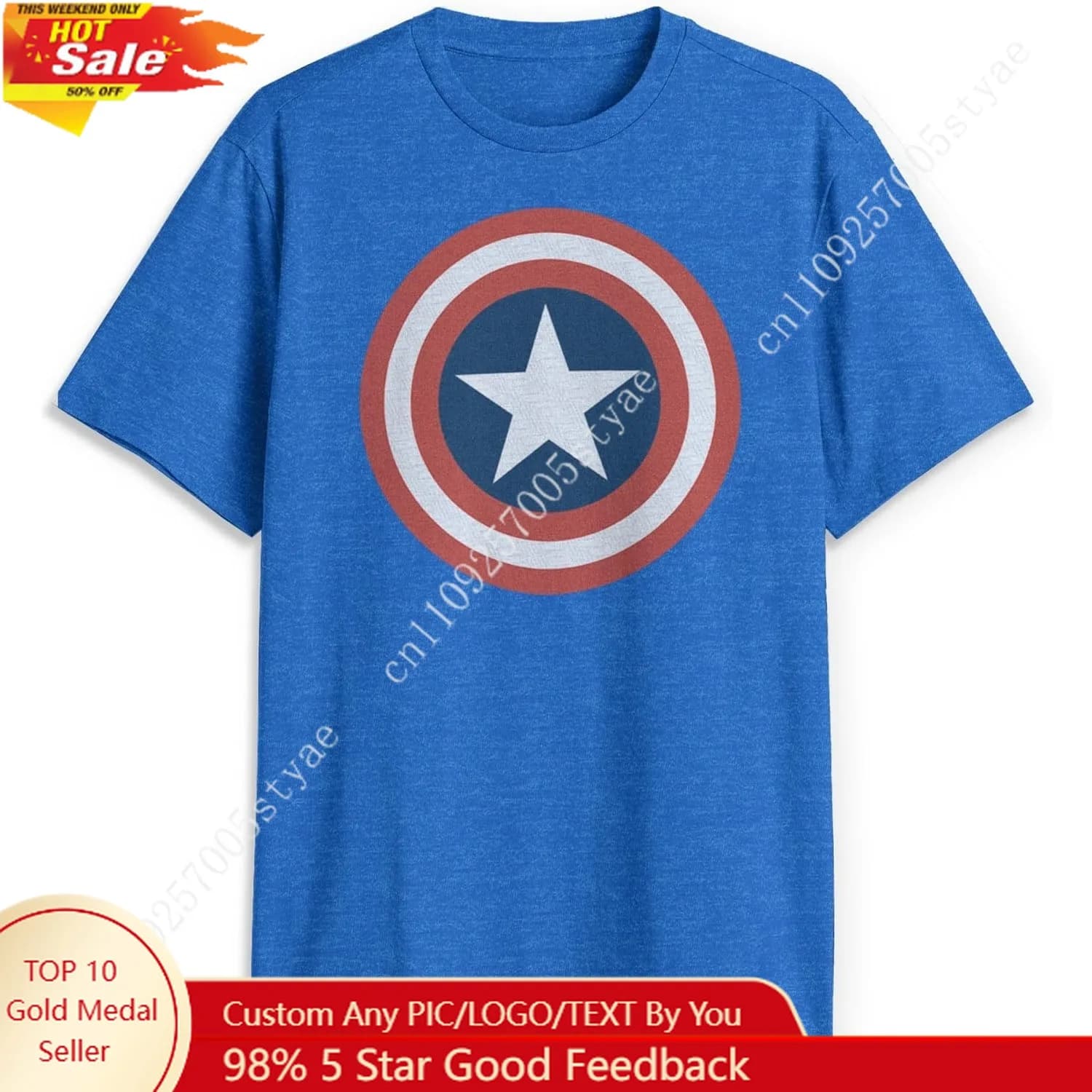 T-shirt Marvel da uomo Captain 2 anni '80 a maniche corte, abbigliamento sportivo, t-shirt a maniche corte, t-shirt casual, top morbido, outfit quotidiano