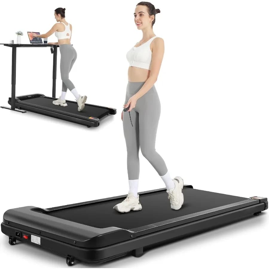 2.5 HP silent treadmill treadmill under the desk with large portable treadmill for home office Small LED Dis