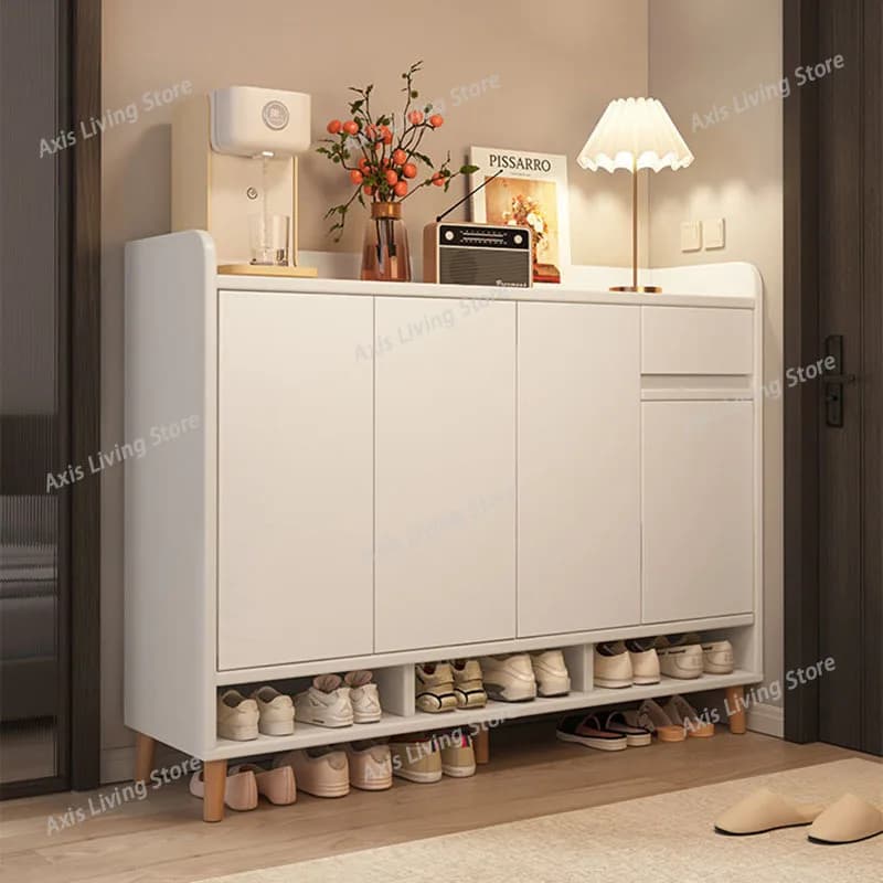 Designer Organizer Shoe Shelf Modern Vertical Entrance Hall Luxury Display Mobile Shoe Cabinet Storage Muebles Furniture