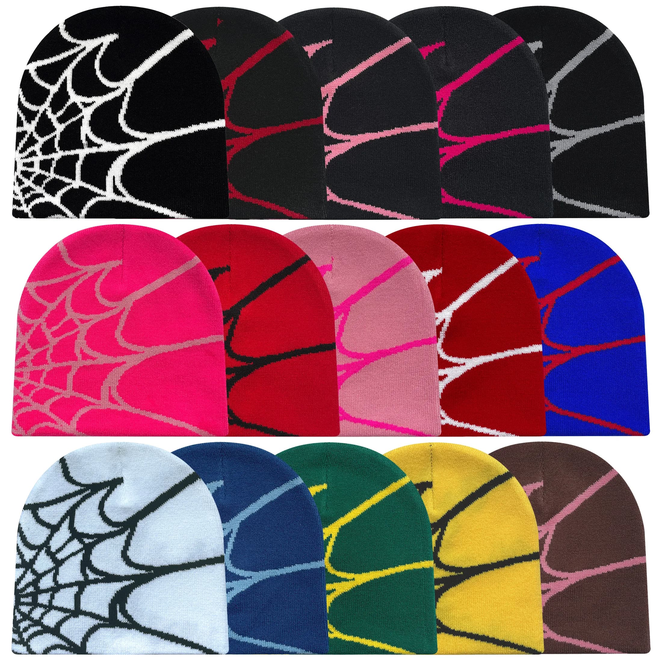 Men's and women's universal Y2K knit hat four seasons Spider Web Riding Outdoor Sports Fashion Hat