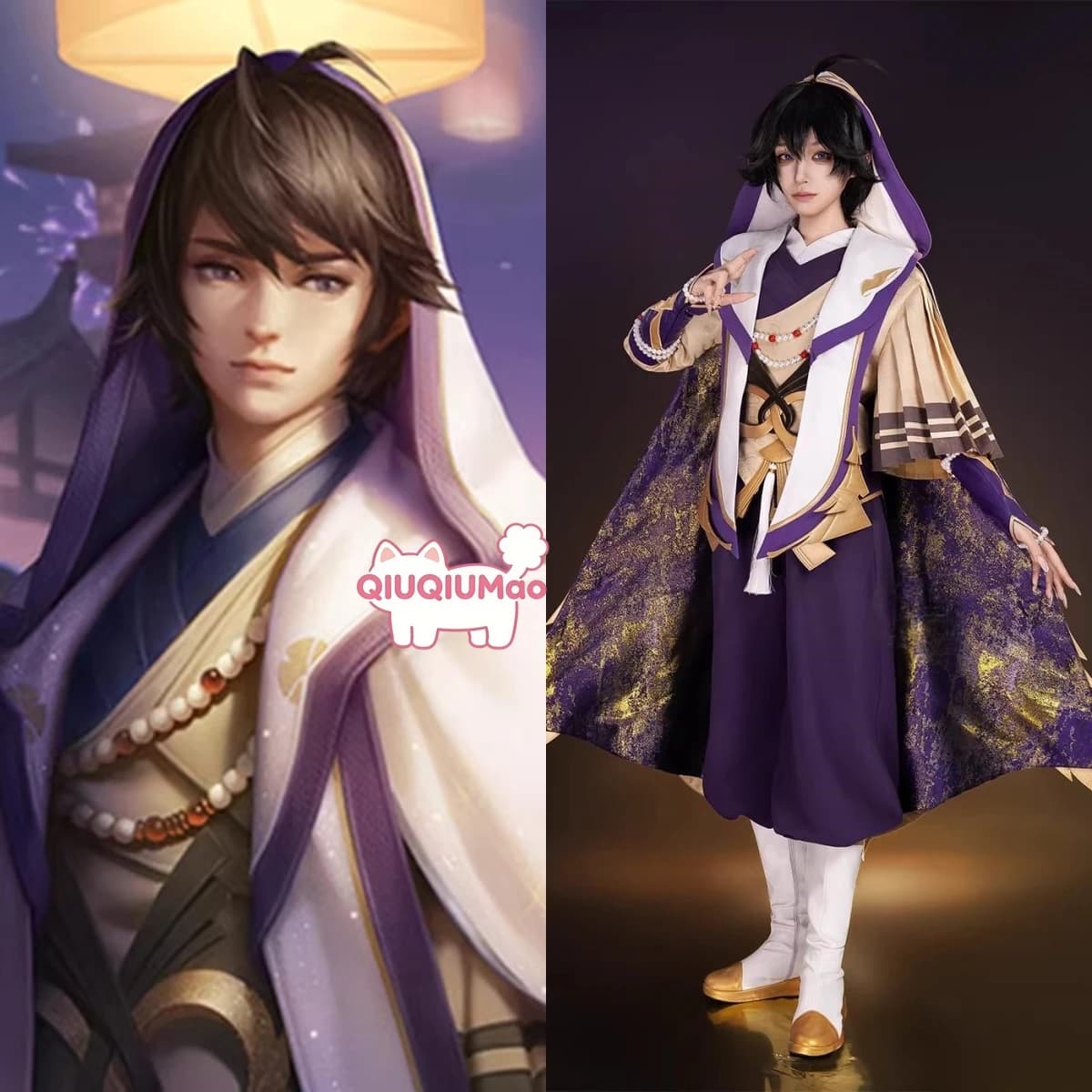 Costume Cosplay Hot Game Honor of Kings Scacchi del Caos Anime Yi Xing Outfit Classico per Uomo Donna Adulto Comic Con Party