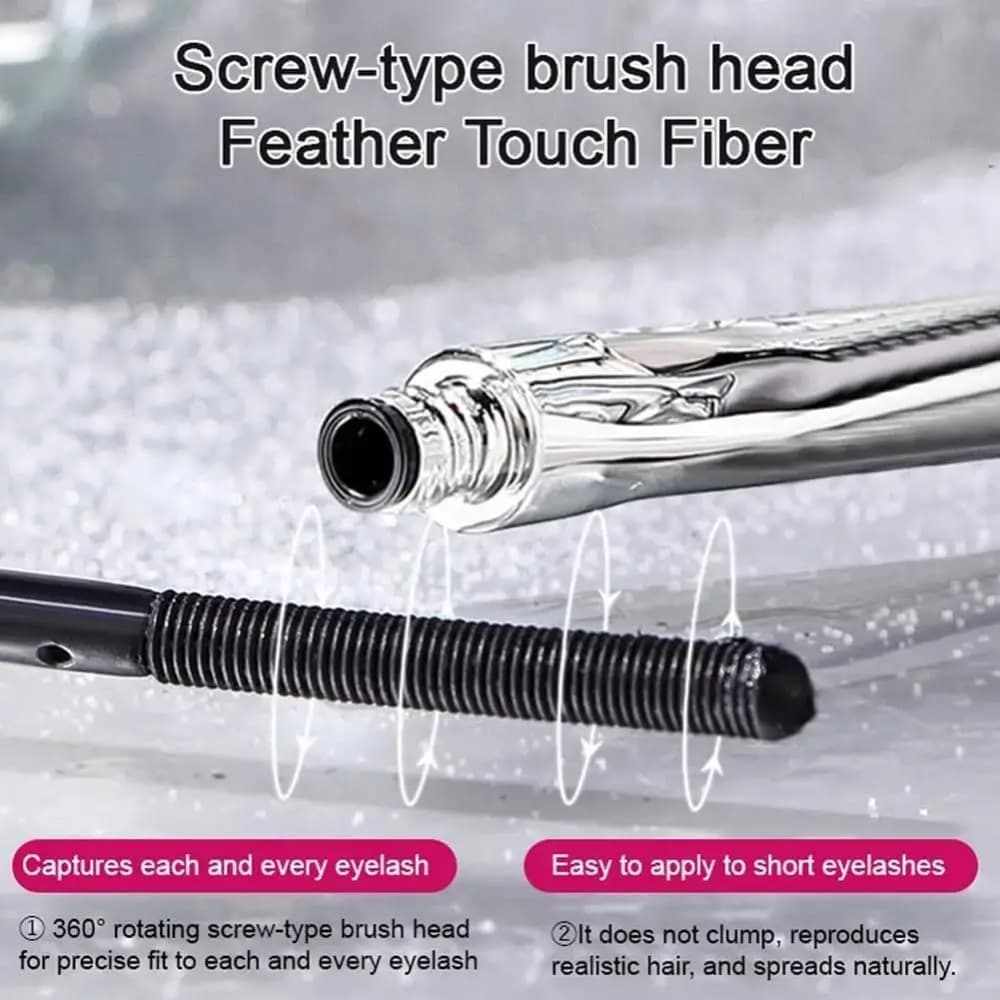 Volumizing Mascara for Large Eyes, Small Steel Pipe, Waterproof Mascara and Anti-slip
