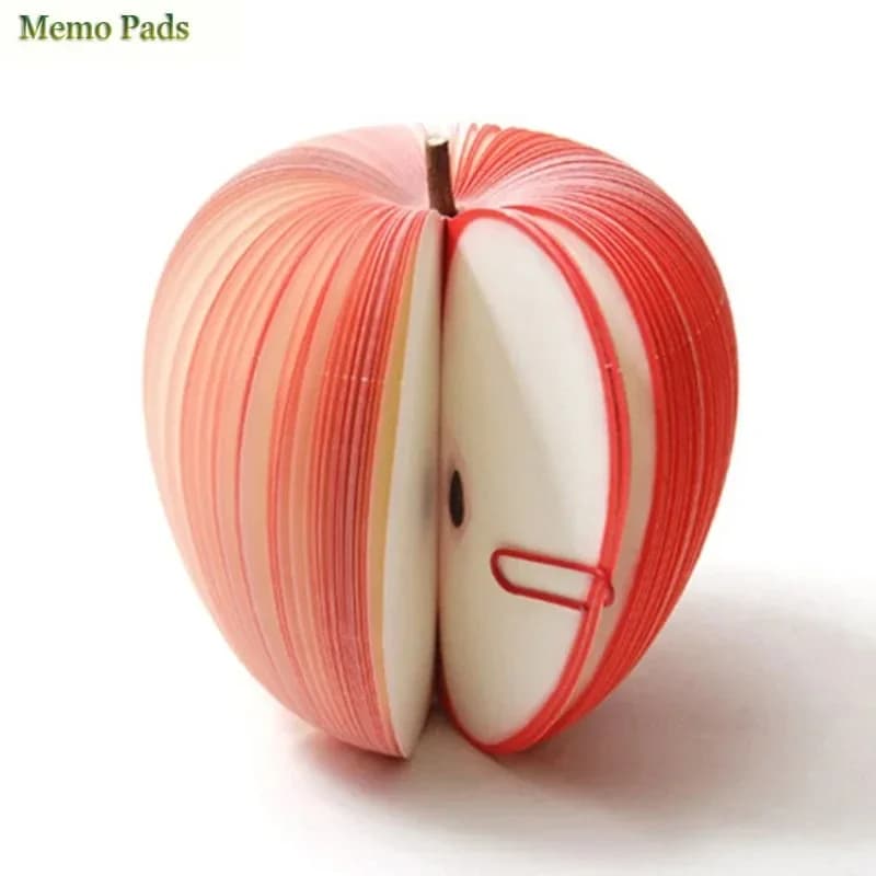 100 pagine Creative Apple Post-it Note Post-it fai da te Frutta Post-it Note Ufficio scolastico Conto Adesivi di cancelleria