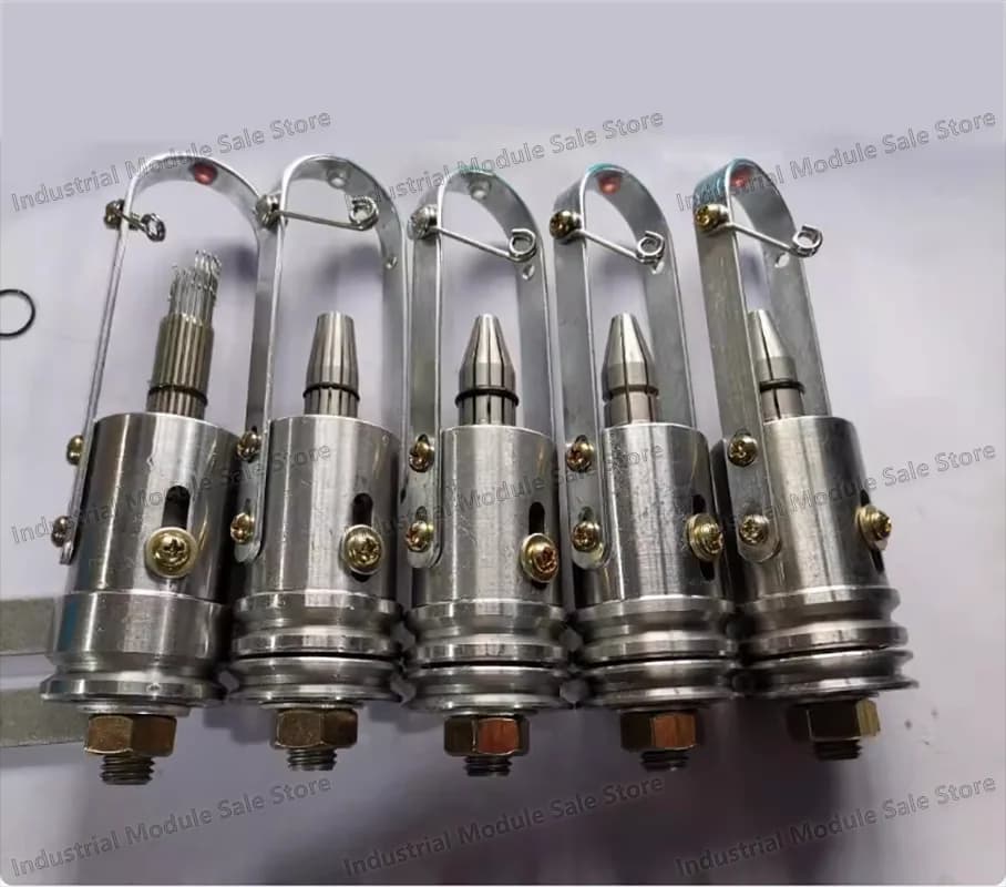 Accessori per macchina: Testa per macchina a maglia cilindrica per maschere facciali (6-24 aghi, 1-3mm) e testa per macchina per laccetti per orecchie con gancio per uncinetto