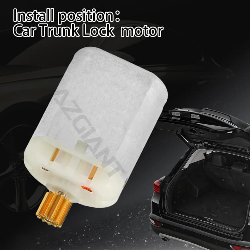 AZGIANT Per BMW M3 X5 E53 X6 E71 E727 Serie E65 E66 Auto Boot Coperchio di Rilascio Serratura Della Porta Latch Attuatore Motore 11 Denti parti ingranaggi
